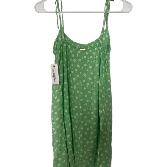 Beautiful Green Billabong "Love Your Mini" Slip Dress - Size S - Picture 8 of 11